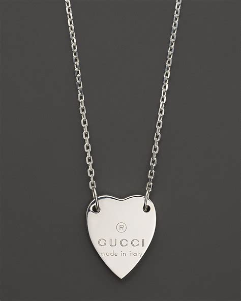 gucci toggle heart necklace free shipping|gucci engraved heart necklace.